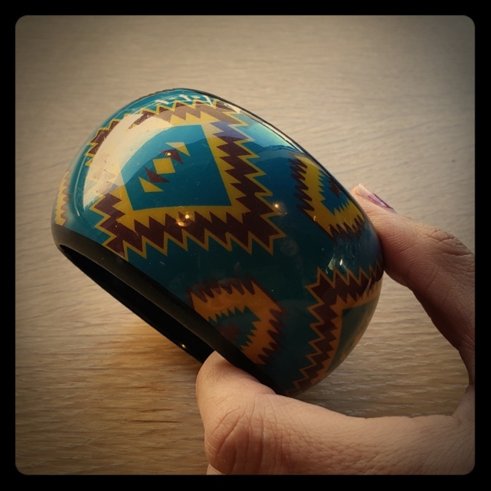 Vintage Jewelry | Vintage Wood Bangle